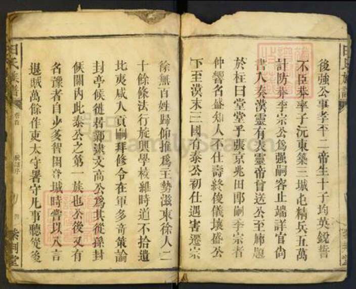 湖北省田氏族谱-田氏族谱[不分卷].pdf电子版预览图5