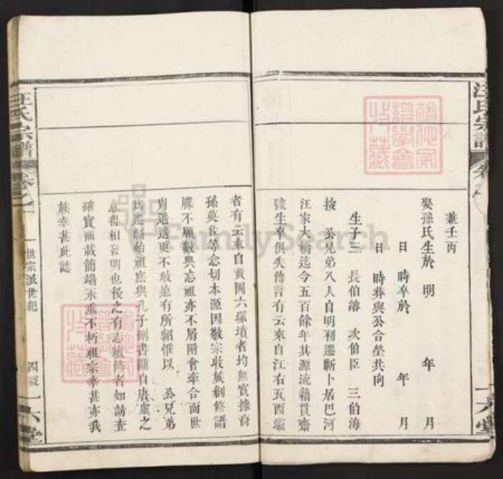 湖北省黄冈市浠水县巴河镇汪氏一六堂族谱-汪氏宗谱.pdf电子版预览图5