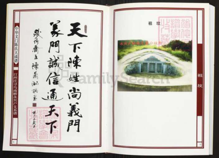 江西省赣州市寻乌县南桥镇陈氏族谱-中华义门陈氏大成谱汀州庄寻乌南桥永兴户支系谱.pdf电子版预览图5