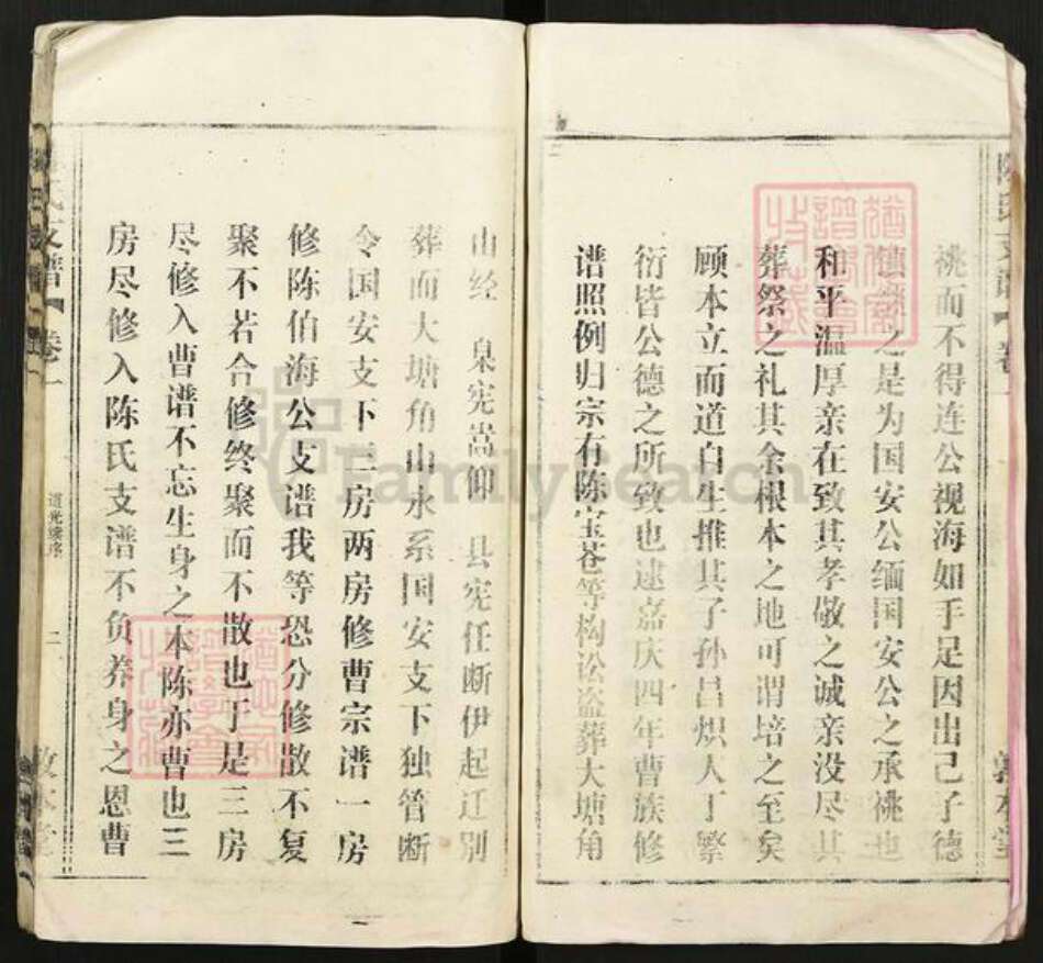 安徽省安庆市怀宁县陈氏敦本堂族谱-陈氏支谱.pdf电子版预览图5