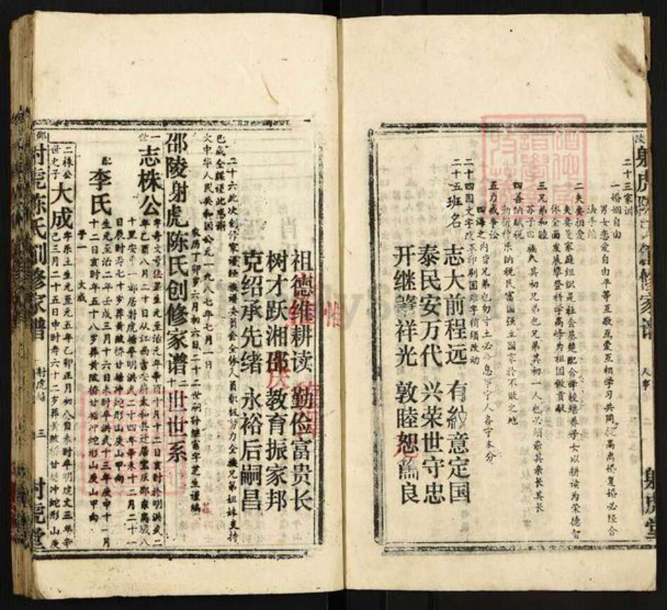 湖南省邵阳市隆回县新田陈氏射虎堂族谱-邵陵射虎陈氏创修家谱.pdf电子版预览图5