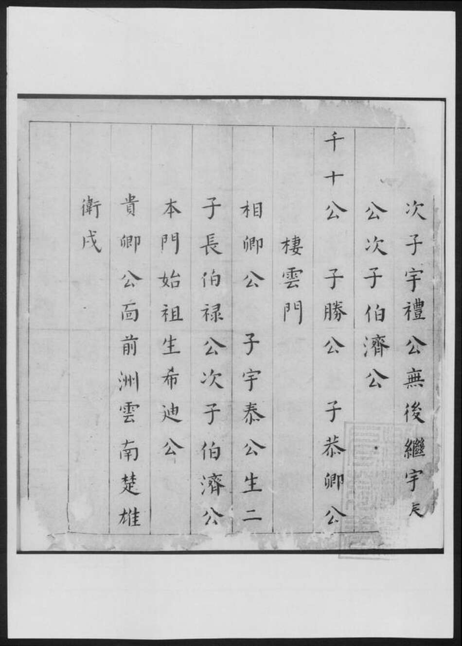 云南省楚雄彝族自治州楚雄市程氏族谱-程氏支谱.pdf电子版预览图5