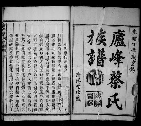 福建蔡氏-庐峰蔡氏族谱.pdf电子版预览图3