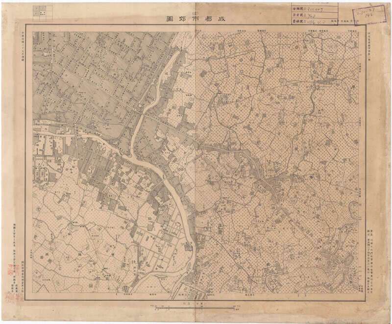 1948年《成都市郊图》预览图1