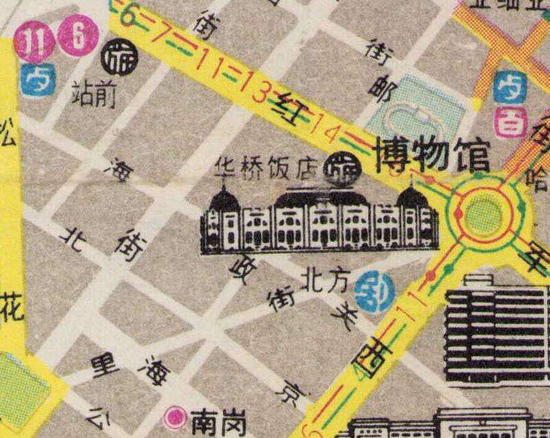 1986年《哈尔滨交通图》预览图3