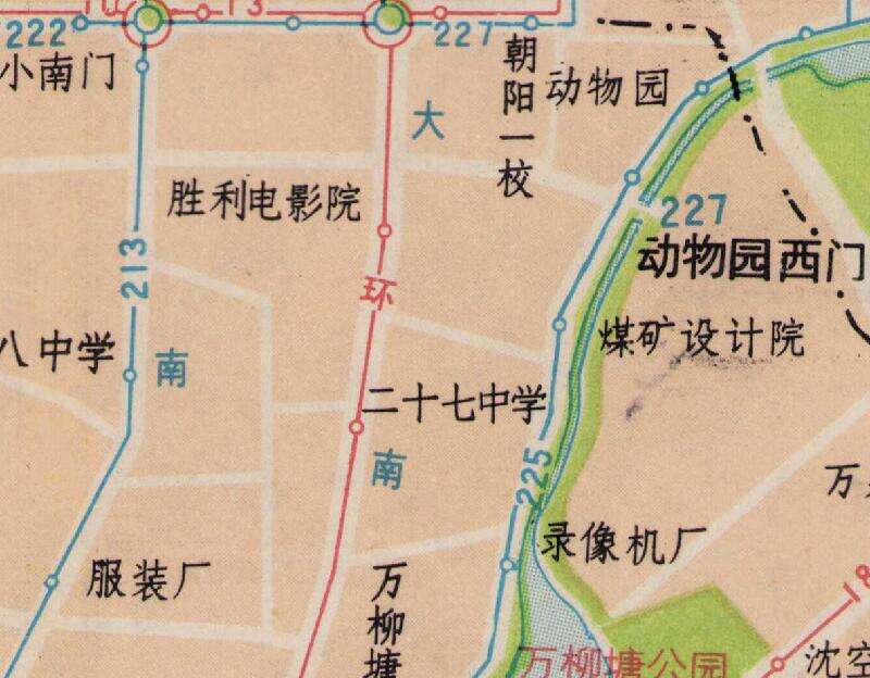 1989年《沈阳交通导游图》预览图4