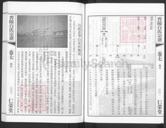 江苏省常州市武进县牛塘镇白氏仁荣堂族谱-晋陵白氏宗谱.pdf电子版预览图4