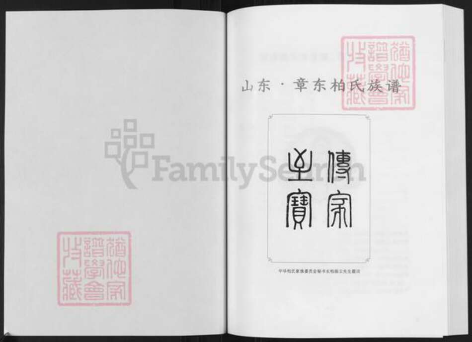 山东省济南市章丘区柏氏族谱-山东章东柏氏族谱.pdf电子版预览图1