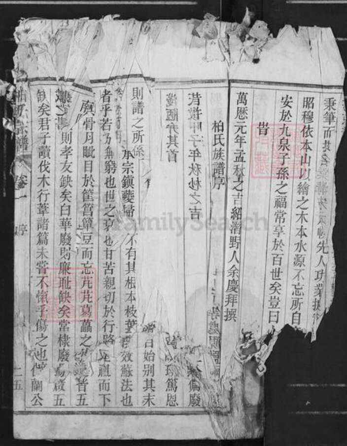 安徽省铜陵市枞阳县欧山镇柏氏族谱-柏氏宗谱.pdf电子版预览图2