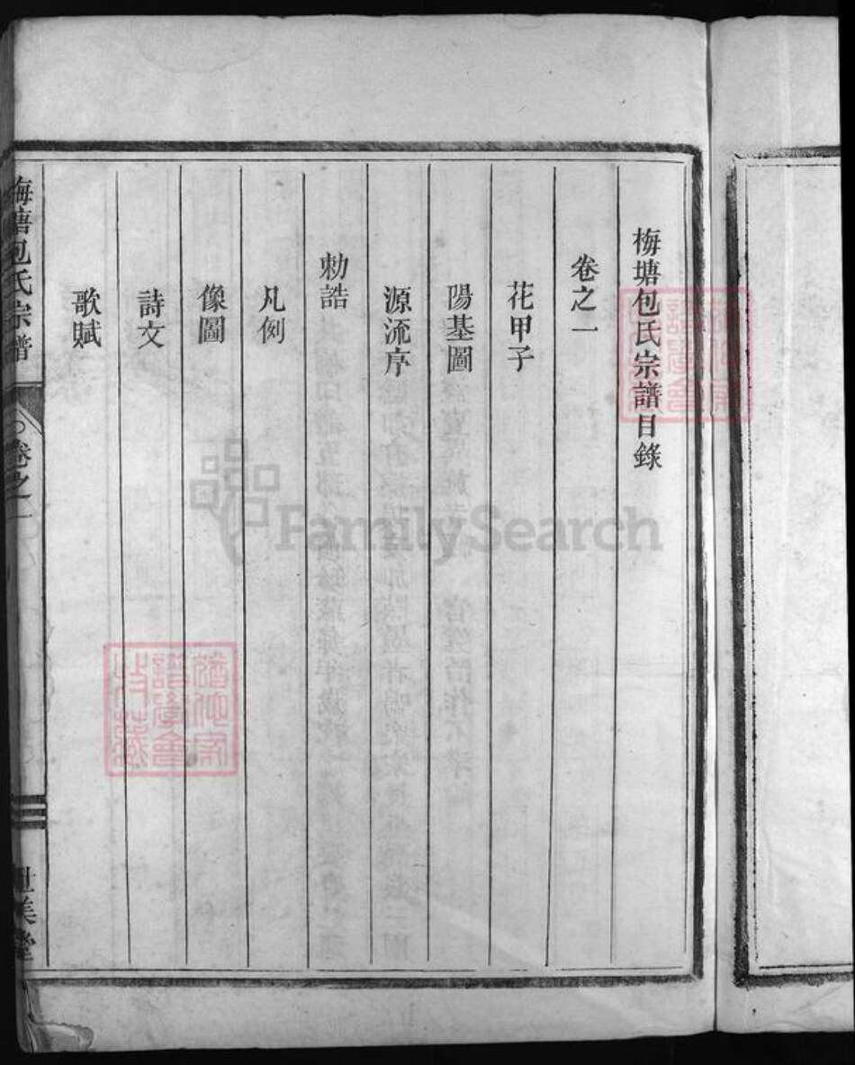 浙江省包氏族谱-梅塘包氏宗谱 [卷数不详].pdf电子版预览图4