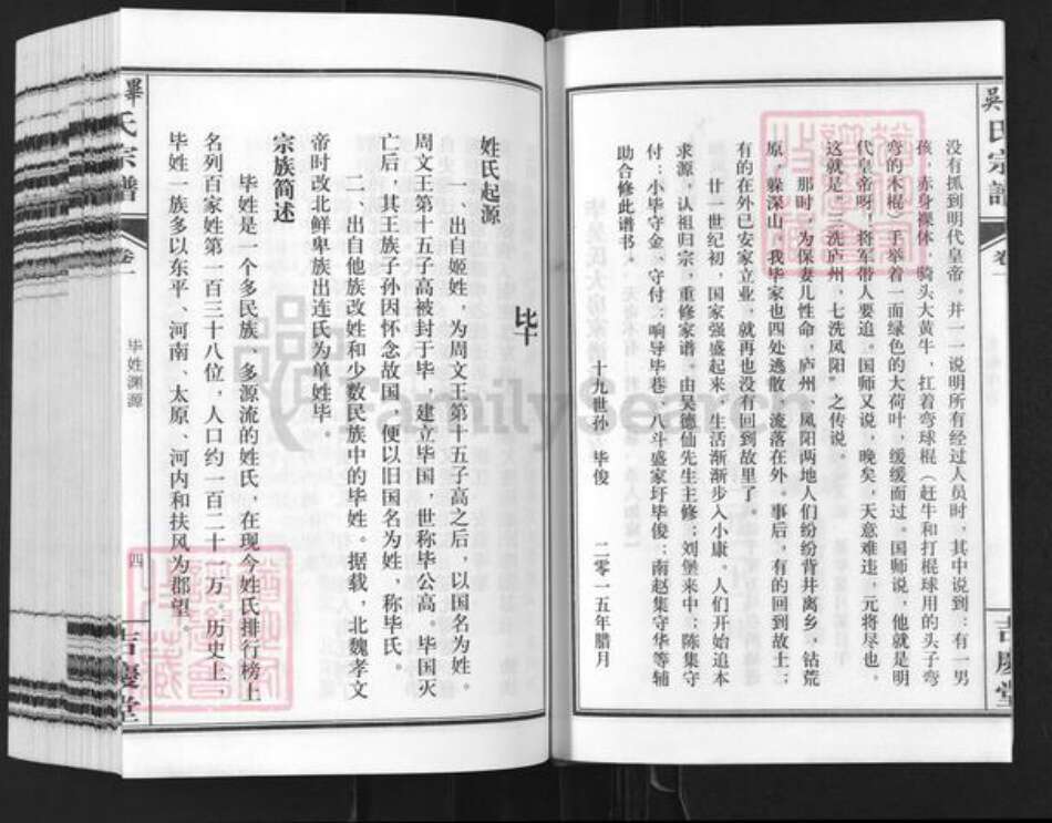 安徽省合肥市毕氏吉庆堂族谱-毕吴氏宗谱.pdf电子版预览图3