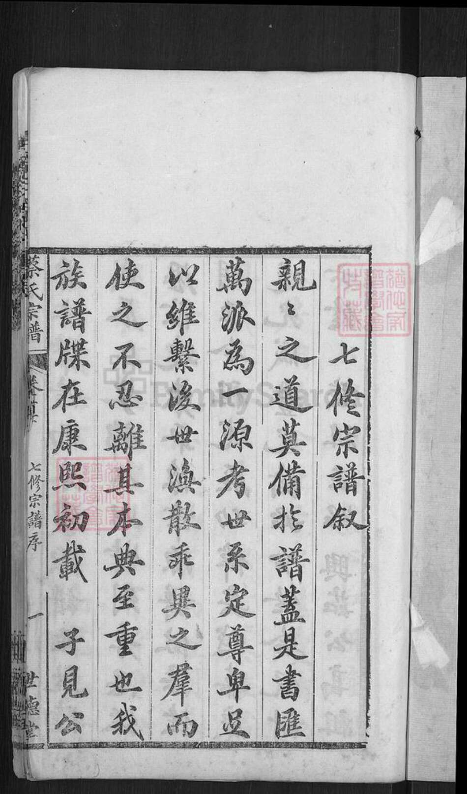 湖北省黄冈市黄州区蔡氏世德堂族谱-蔡氏宗谱.pdf电子版预览图3