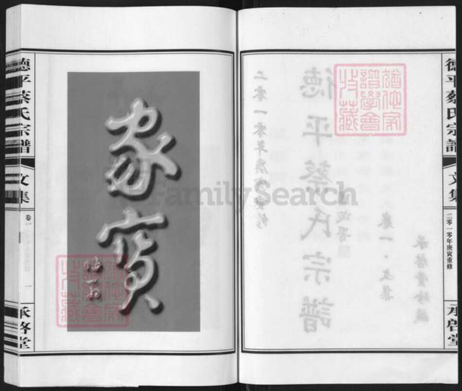 山东省德州市临邑县德平镇蔡氏承启堂族谱-德平蔡氏宗谱.pdf电子版预览图3