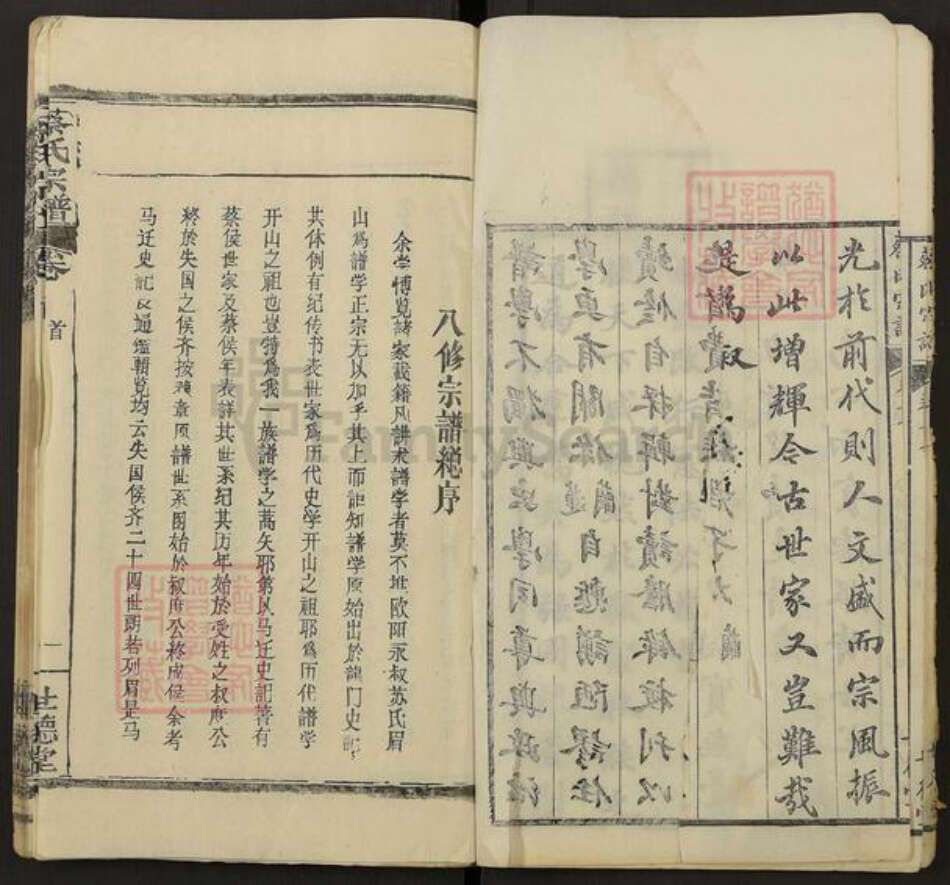 湖北省武汉市新洲区蔡氏世德堂族谱-蔡氏宗谱.pdf电子版预览图5