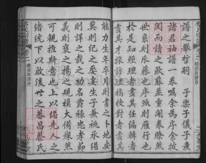 湖北省黄冈市麻城市南湖街道蔡氏九峰堂族谱-蔡氏宗谱.pdf电子版预览图3