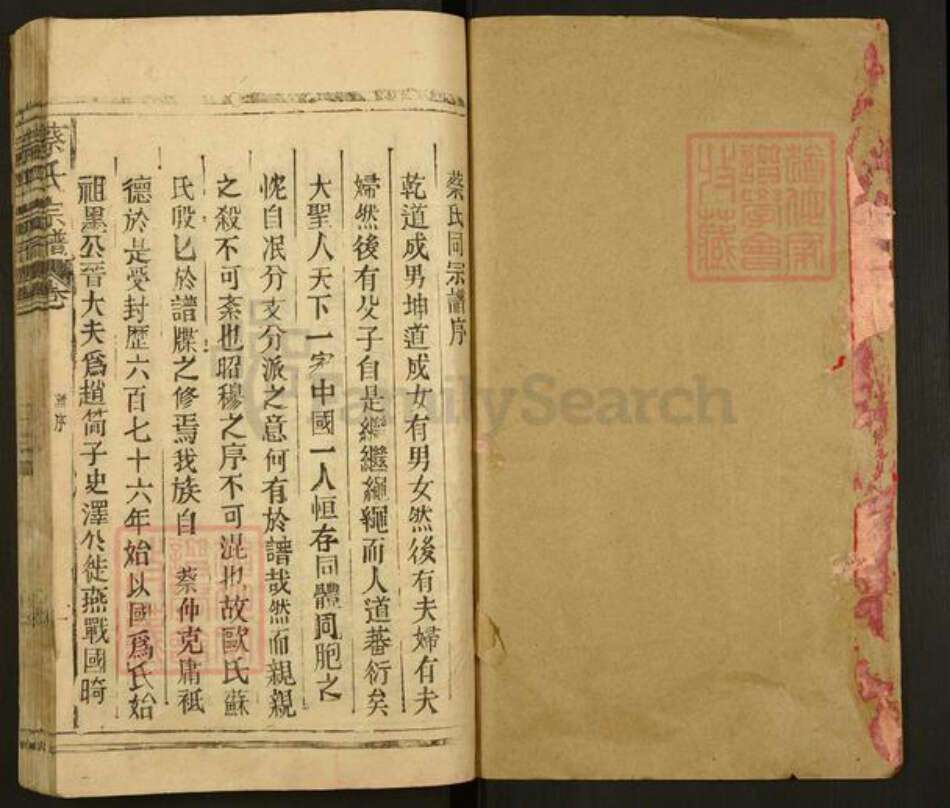 江西省上饶市广丰区枧底镇蔡氏族谱-蔡氏宗谱.pdf电子版预览图1