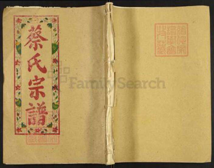 江西省九江市德安县聂桥镇蔡氏孺慕堂族谱-蔡氏九修宗谱.pdf电子版缩略图