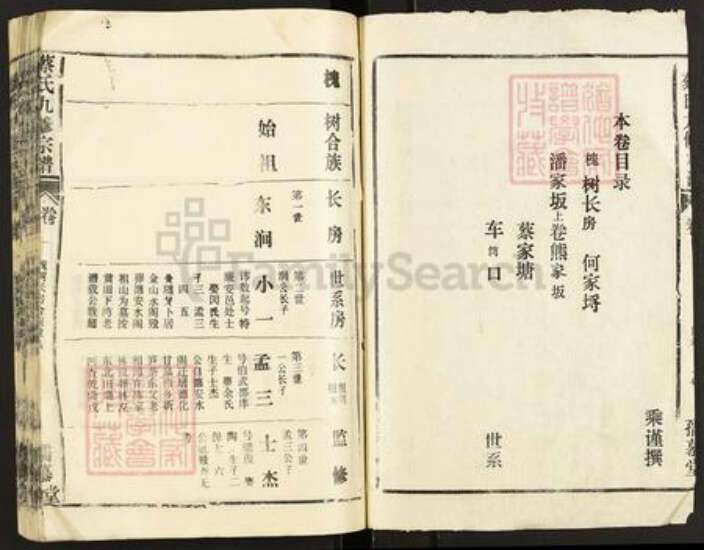 江西省九江市德安县聂桥镇蔡氏孺慕堂族谱-蔡氏九修宗谱.pdf电子版预览图2