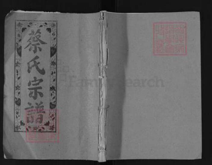 江西省九江市德安县蔡氏孺慕堂族谱-蔡氏九修宗谱.pdf电子版缩略图