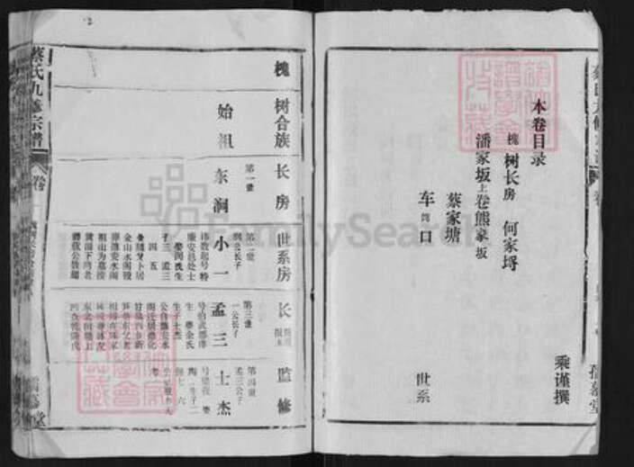 江西省九江市德安县蔡氏孺慕堂族谱-蔡氏九修宗谱.pdf电子版预览图2