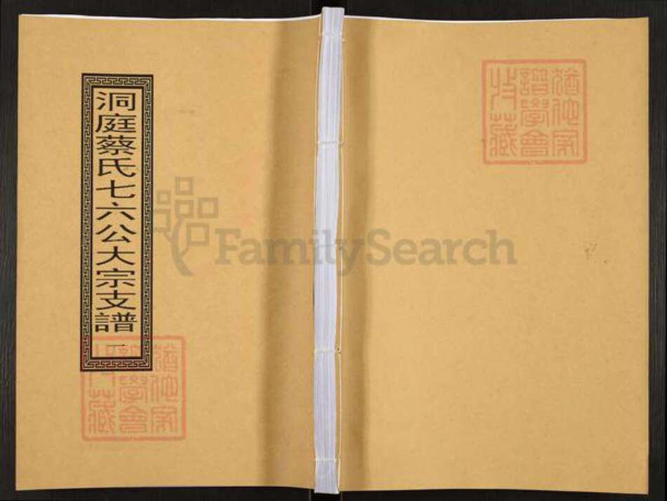 江苏省苏州市吴中区东山镇蔡氏环翠堂族谱-洞庭蔡氏七六公大宗支谱.pdf电子版缩略图