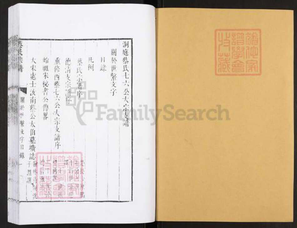 江苏省苏州市吴中区东山镇蔡氏环翠堂族谱-洞庭蔡氏七六公大宗支谱.pdf电子版预览图1