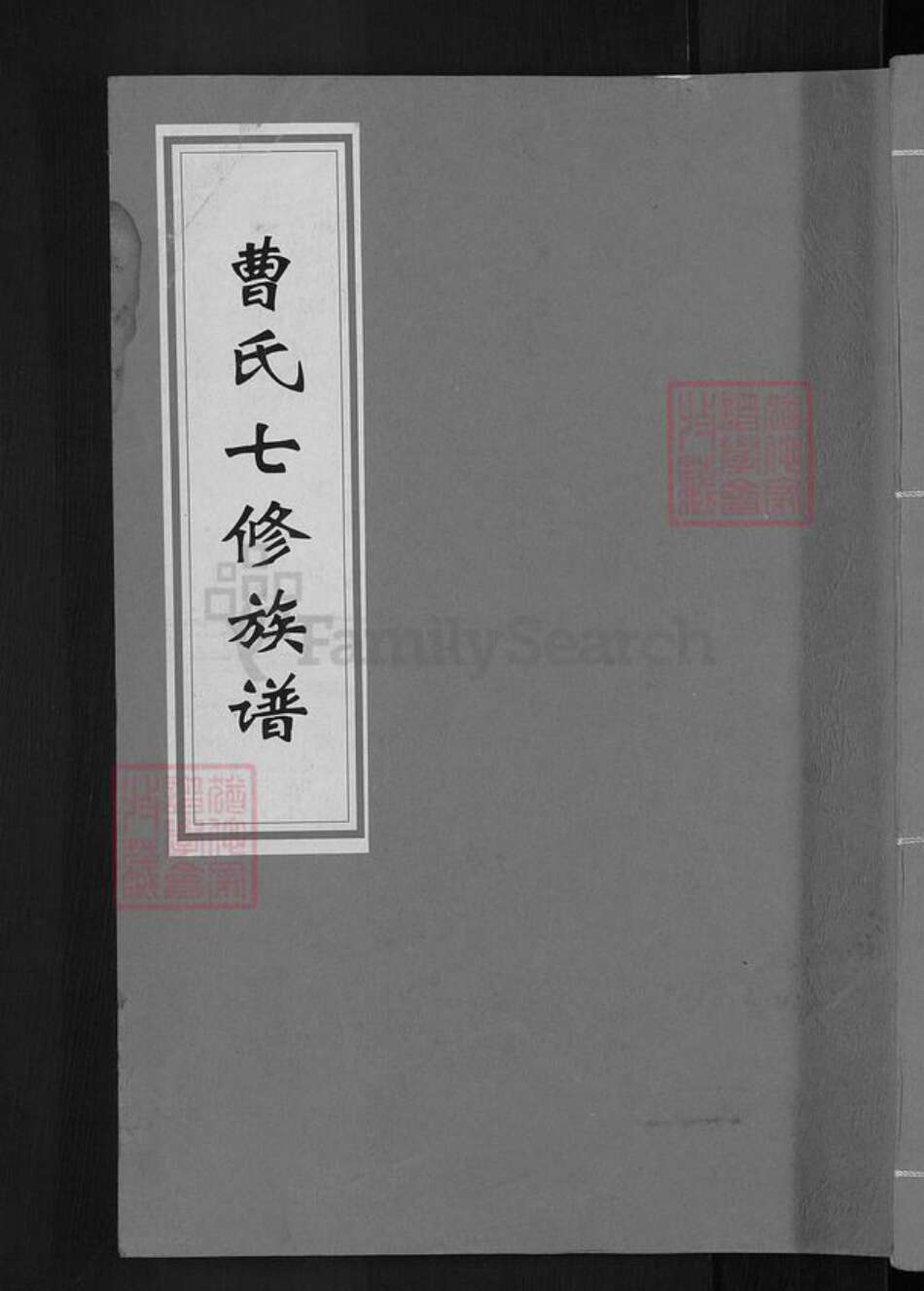 湖南省郴州市安仁县曹氏邺下堂族谱-曹氏七修族谱.pdf电子版缩略图