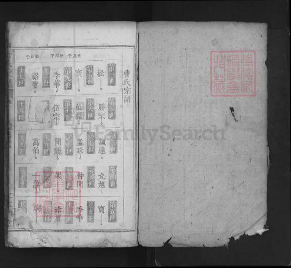 湖北省咸宁市通山县厦铺镇曹氏太和堂族谱-曹氏宗谱.pdf电子版预览图1