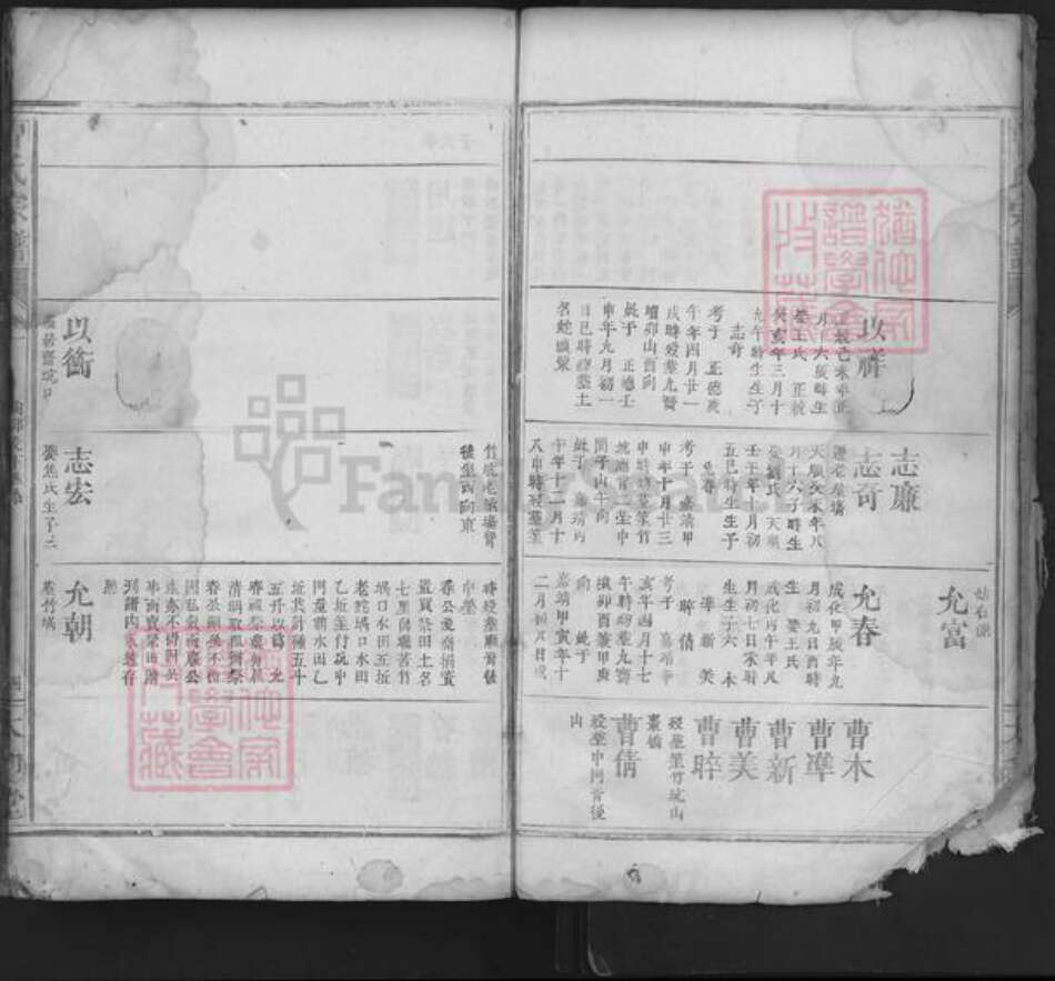 湖北省咸宁市通山县厦铺镇曹氏太和堂族谱-曹氏宗谱.pdf电子版预览图4