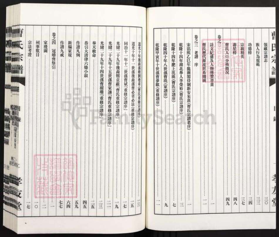 安徽省合肥市庐江县同大镇曹氏孝友堂族谱-曹氏宗谱.pdf电子版预览图2