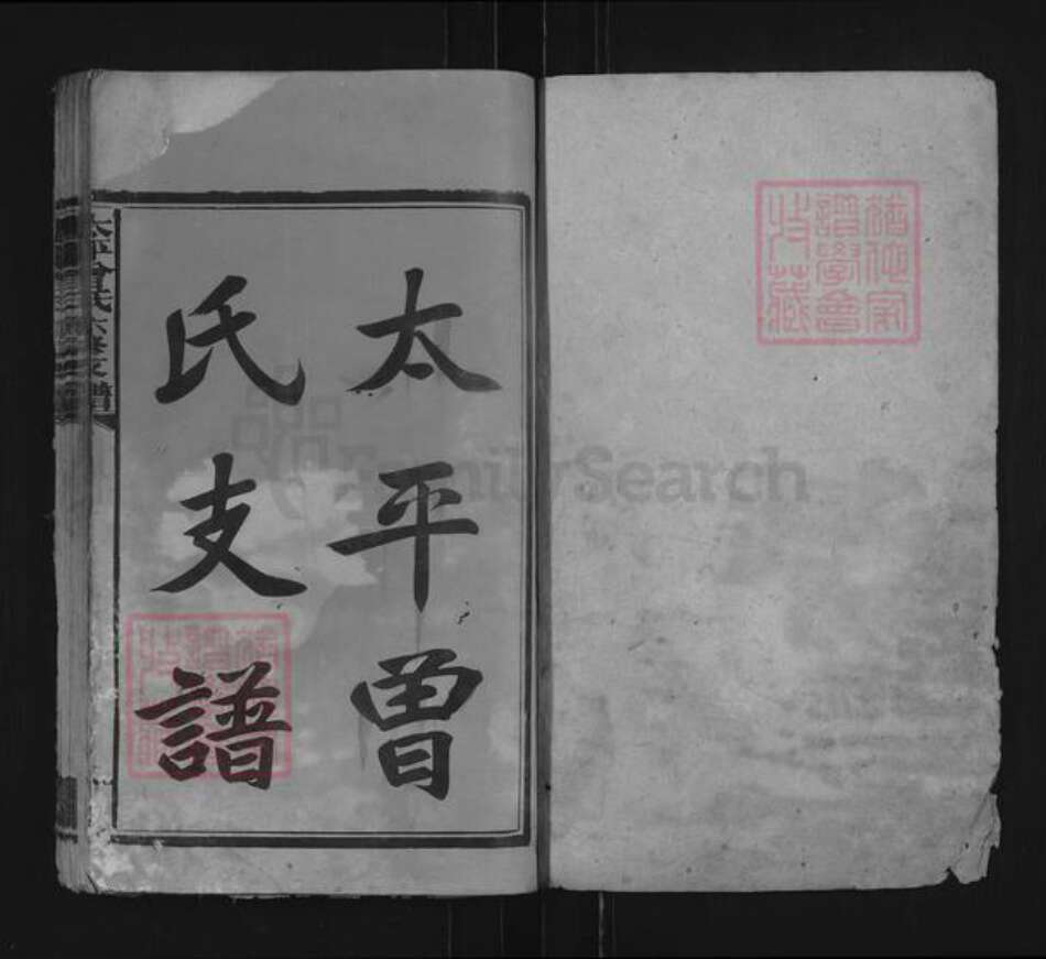 湖南省湘潭市湘潭县石鼓镇曾氏族谱-太平曾氏六修支谱.pdf电子版预览图1