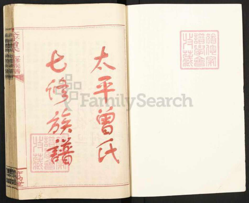 湖南省邵阳市邵东市杨桥镇曾氏守约堂族谱-太平曾氏七修族谱.pdf电子版预览图1