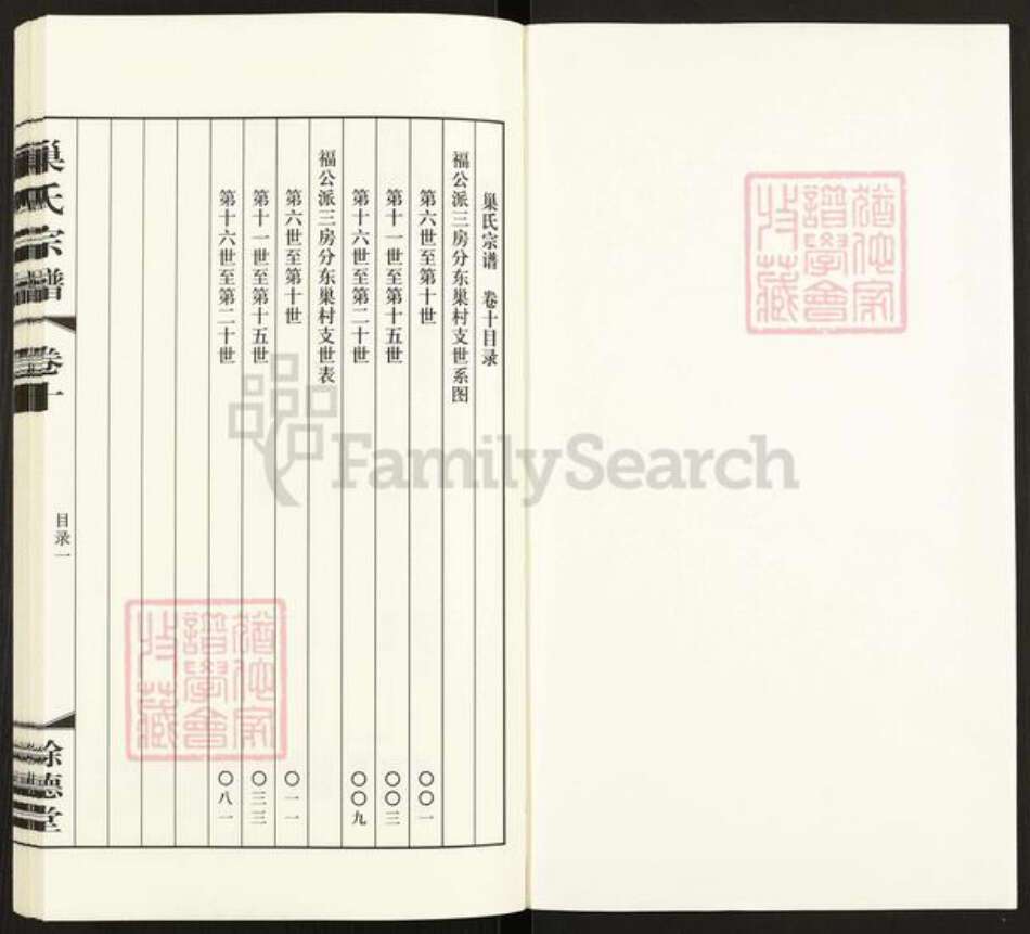 江苏省常州市钟楼区巢氏余德堂族谱-巢氏宗谱.pdf电子版预览图1