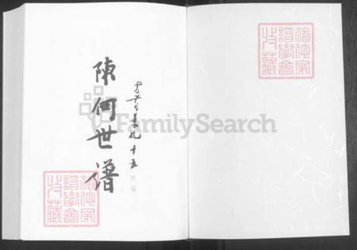 山东省淄博市桓台县新城镇陈氏族谱-陈何世谱.pdf电子版预览图1