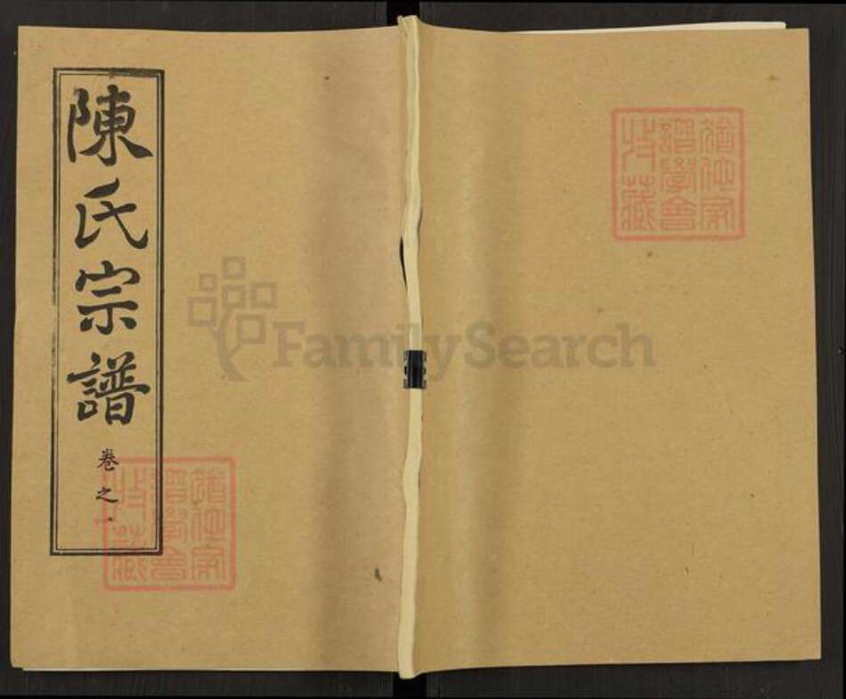 湖北省黄冈市陈氏二难堂族谱-陈氏宗谱.pdf电子版缩略图