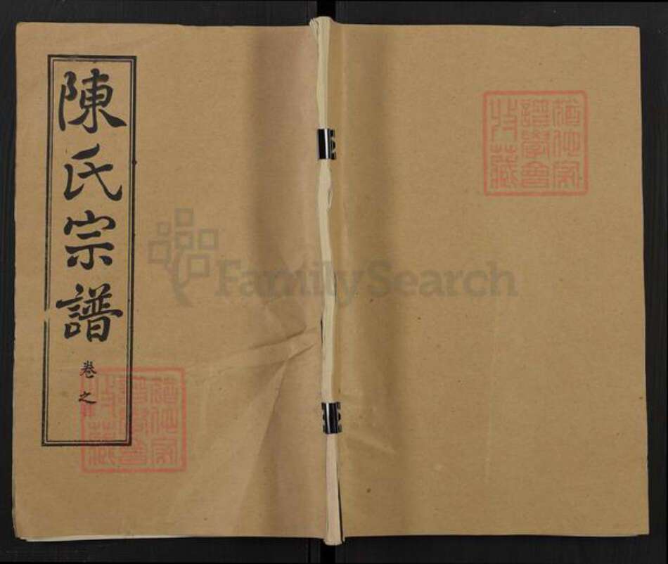 湖北省黄冈市红安县陈氏二难堂族谱-陈氏宗谱.pdf电子版缩略图