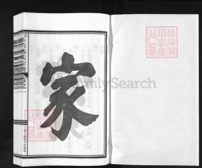 浙江省丽水市缙云县五云街道陈氏族谱-五云玉岩陈氏宗谱.pdf电子版预览图1