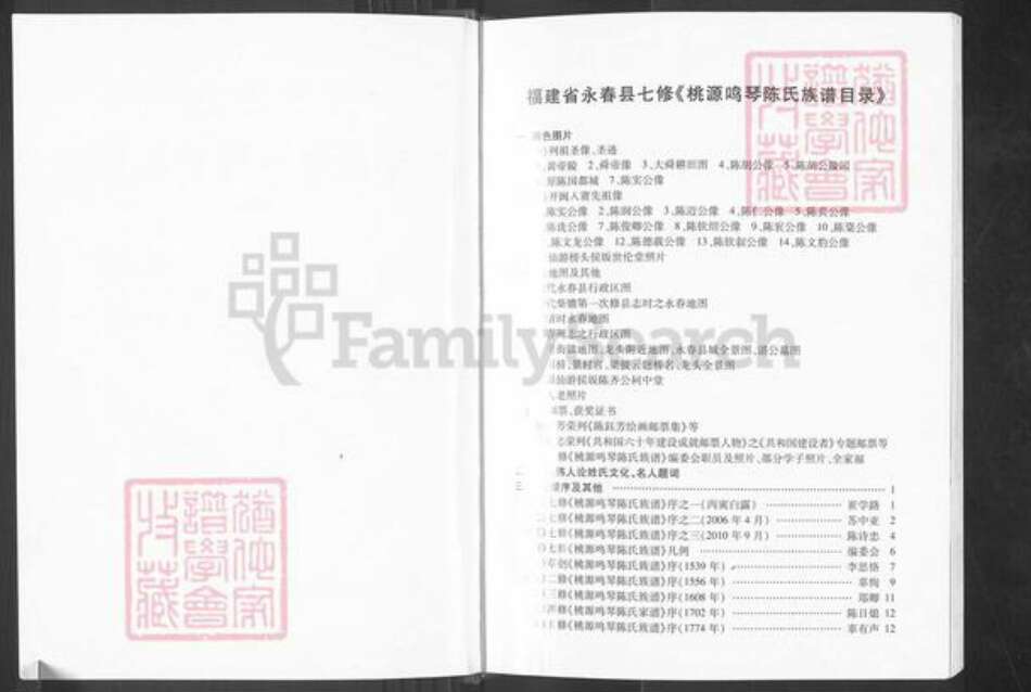 福建省泉州市永春县介福乡陈氏族谱-七修桃源鸣琴陈氏族谱.pdf电子版预览图2