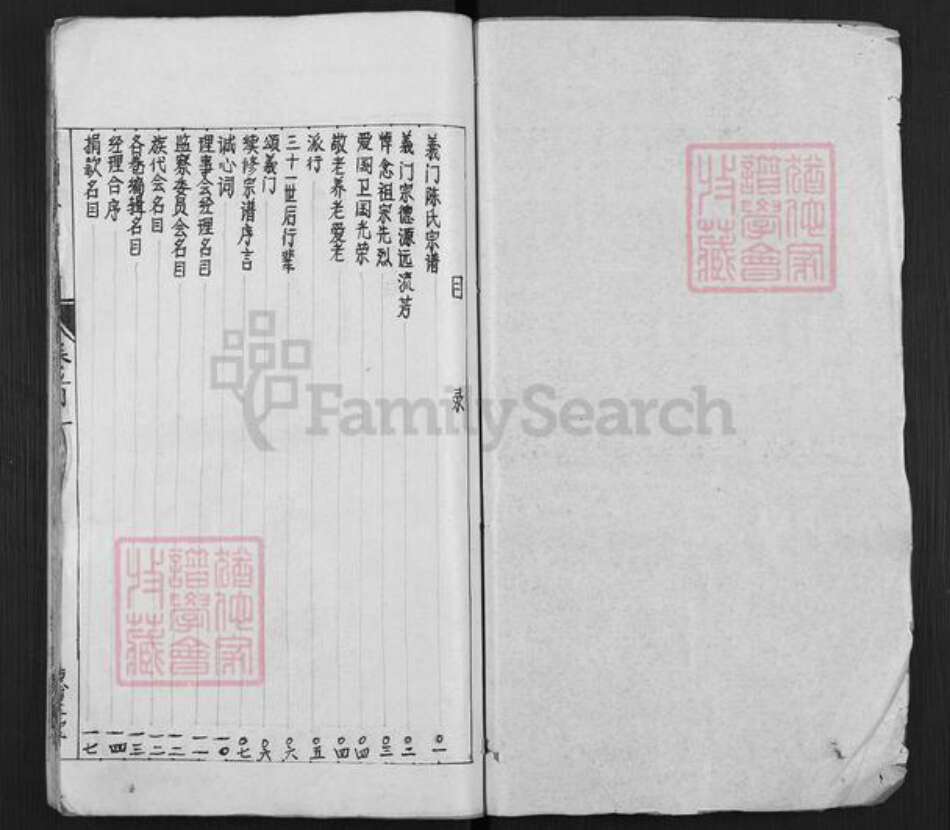 湖北省武汉市新洲区陈氏德星堂族谱-义门陈氏宗谱.pdf电子版预览图1