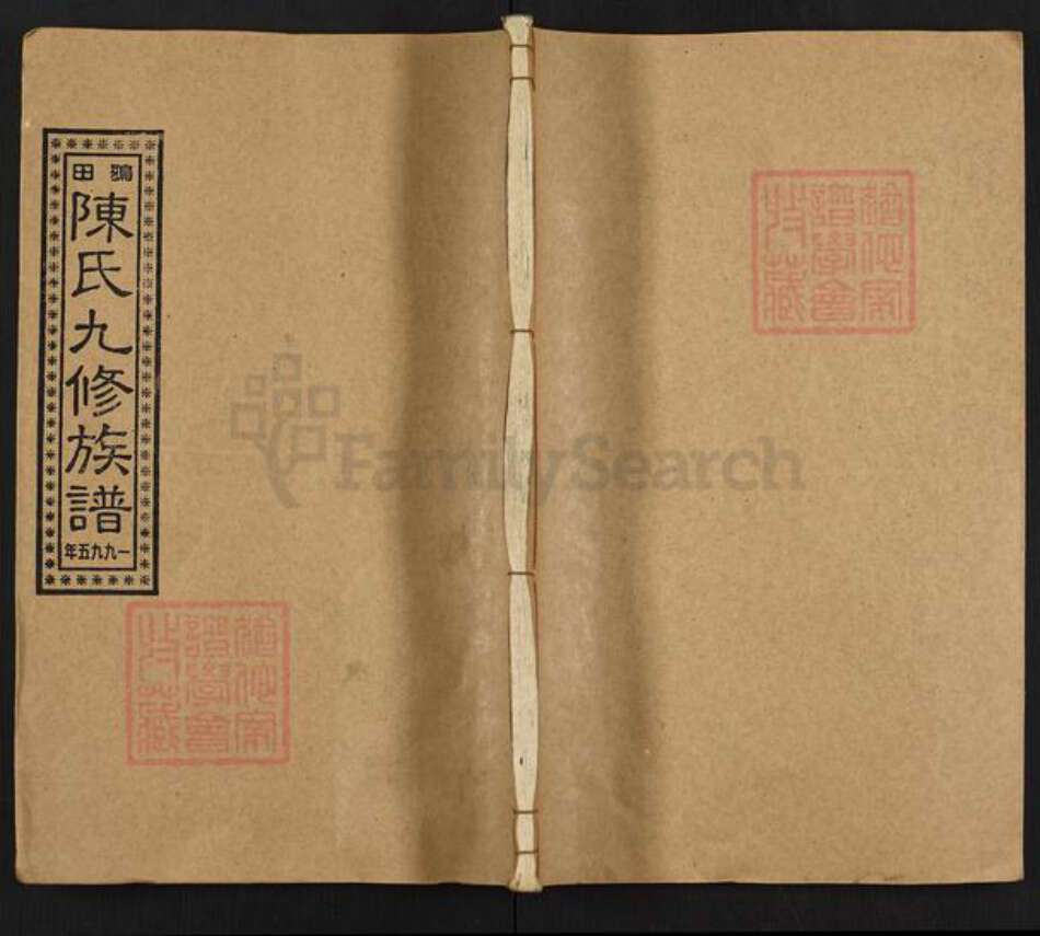 湖南省邵阳市隆回县鸭田镇陈氏族谱-鸦田陈氏九修族谱.pdf电子版缩略图