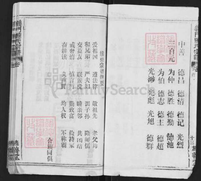 湖北省武汉市江汉区武汉陈氏旌义堂族谱-义门陈氏宗谱.pdf电子版预览图4