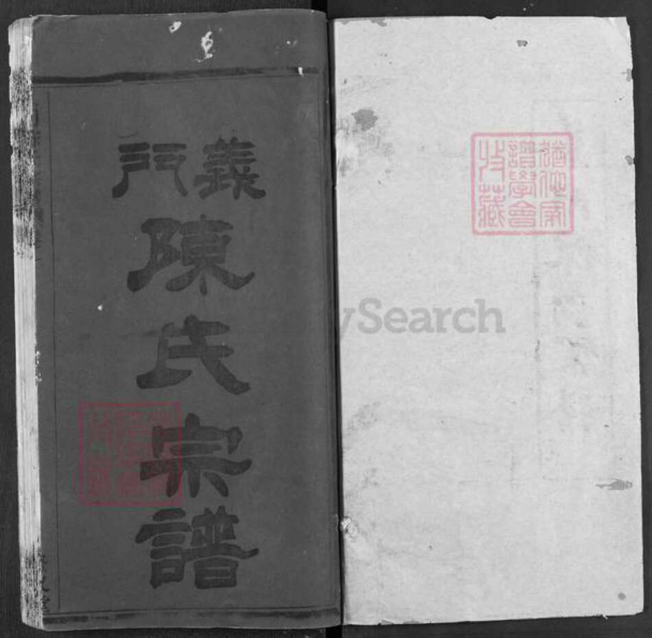 湖北省黄冈市浠水县关口镇陈氏聚义堂族谱-义门陈氏宗谱.pdf电子版预览图1