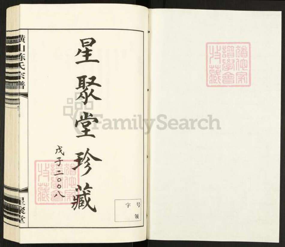 江苏省常州市武进县陈氏星聚堂族谱-毘陵横山陈氏宗谱.pdf电子版预览图1