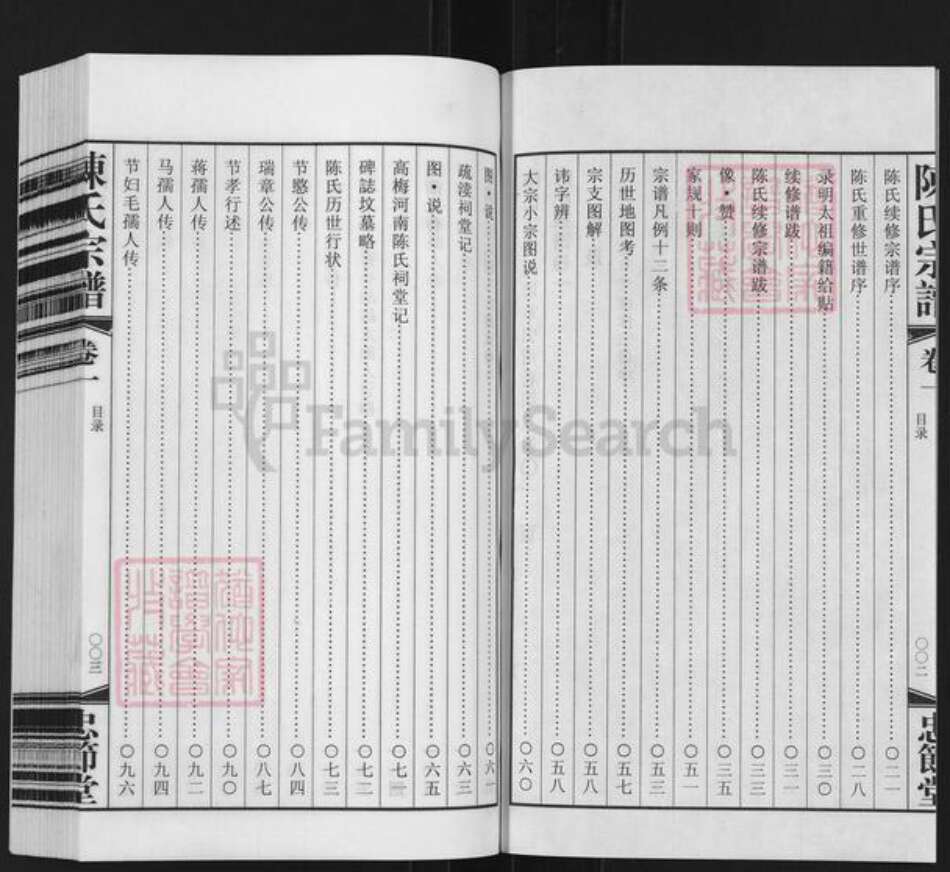 江苏省常州市武进县前黄镇陈氏忠节堂族谱-陈氏宗谱.pdf电子版预览图3