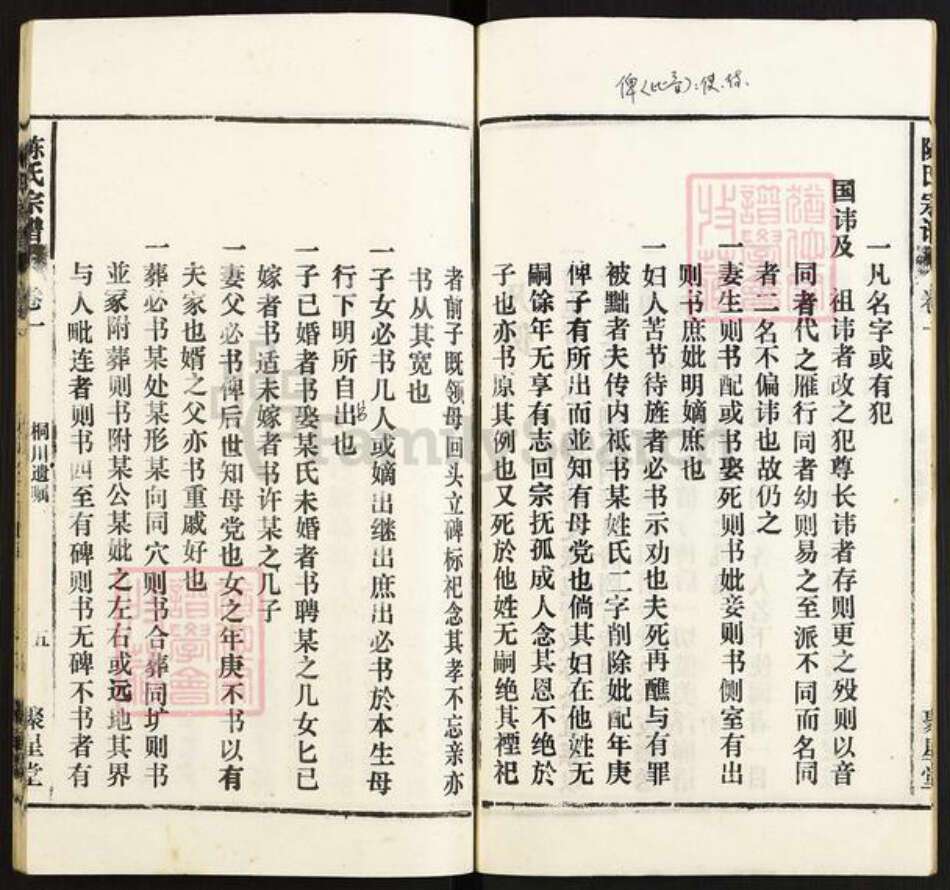 安徽省安庆市太湖县大石乡陈氏聚星堂族谱-陈氏宗谱.pdf电子版预览图5