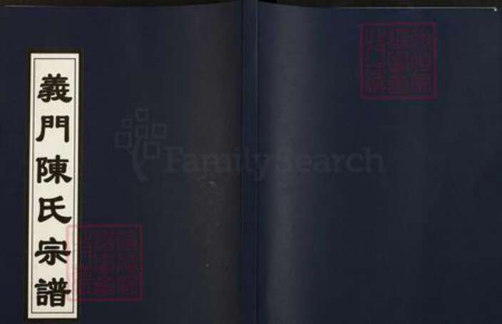 安徽省安庆市怀宁县陈氏聚星堂族谱-义门陈氏宗谱.pdf电子版缩略图