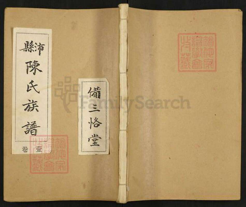 江苏省徐州市沛县栖山镇陈氏三恪堂族谱-沛县陈氏族谱.pdf电子版缩略图