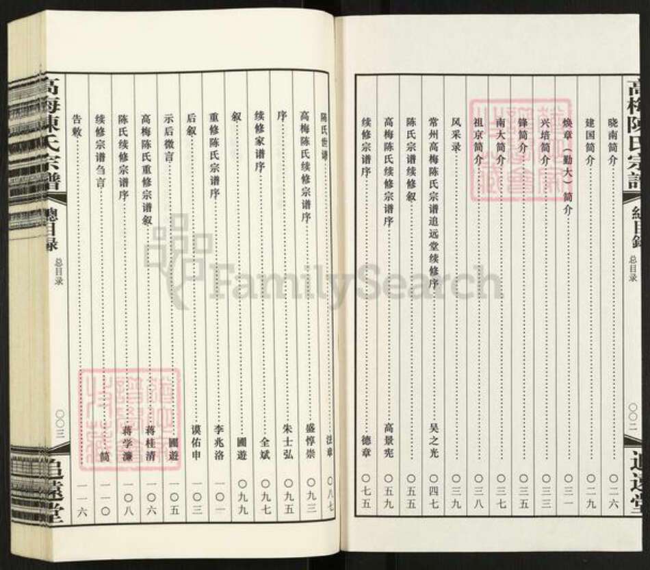 江苏省常州市武进县前黄镇陈氏追远堂族谱-高梅陈氏宗谱.pdf电子版预览图3