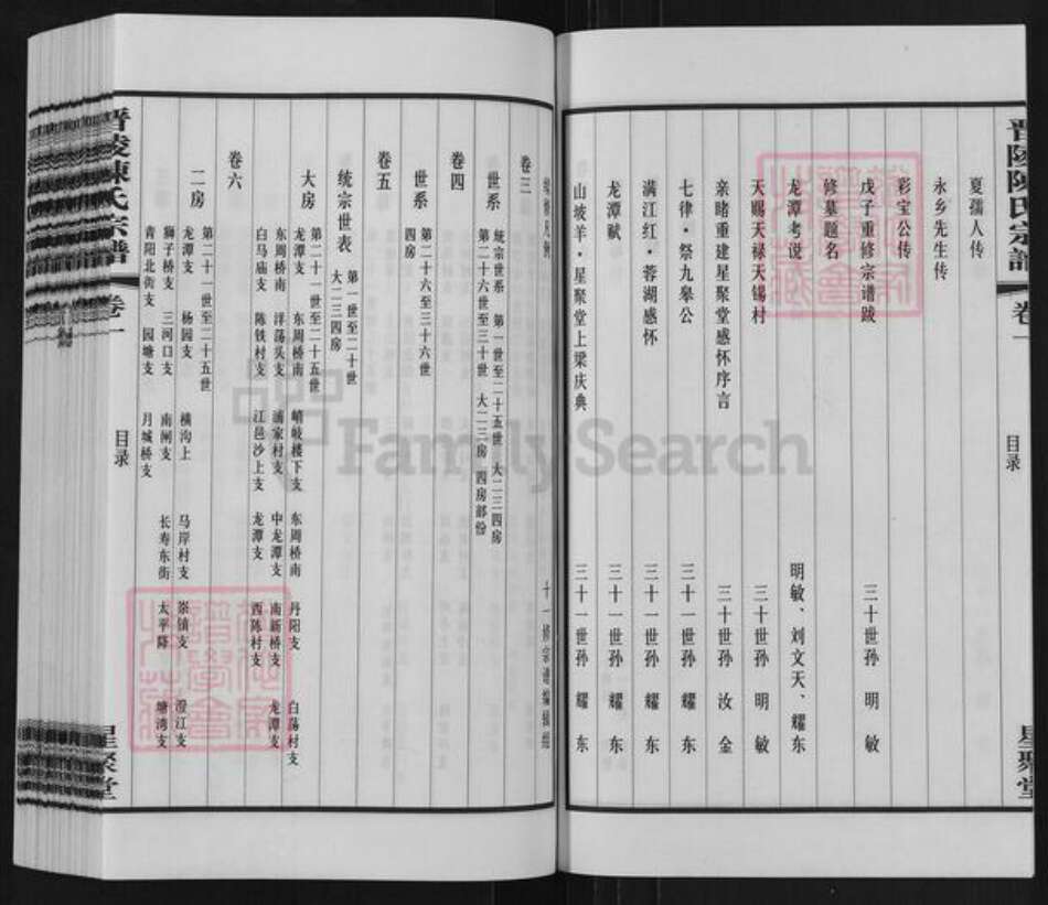 江苏省常州市武进县陈氏星聚堂族谱-晋陵陈氏宗谱.pdf电子版预览图4