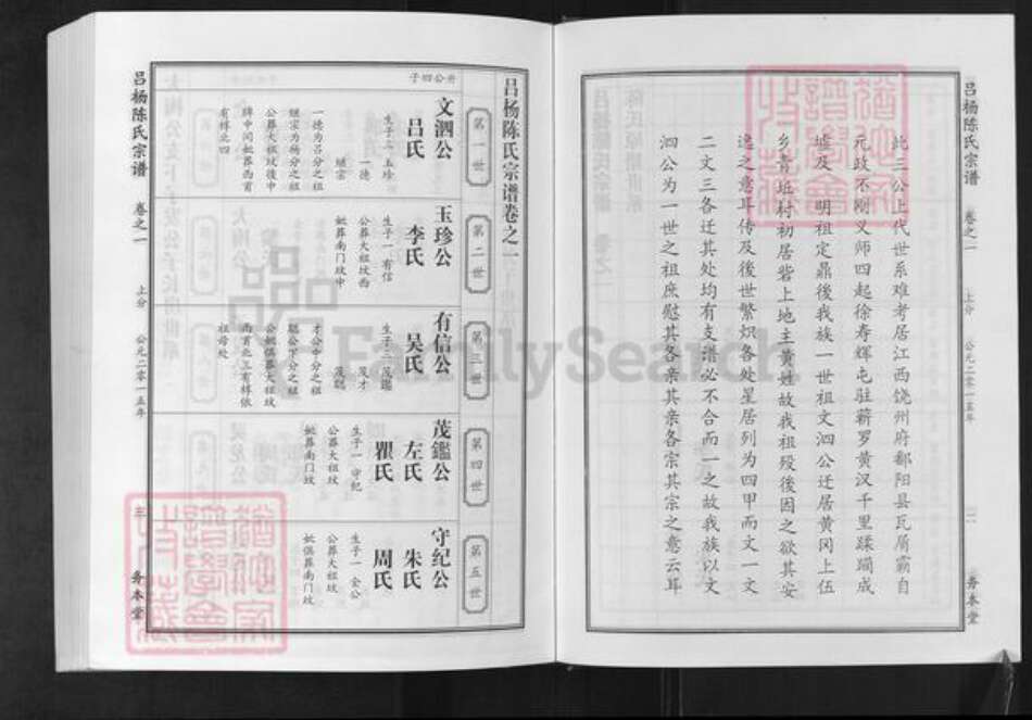 湖北省武汉市新洲区陈氏务本堂族谱-吕杨陈氏宗谱.pdf电子版预览图4